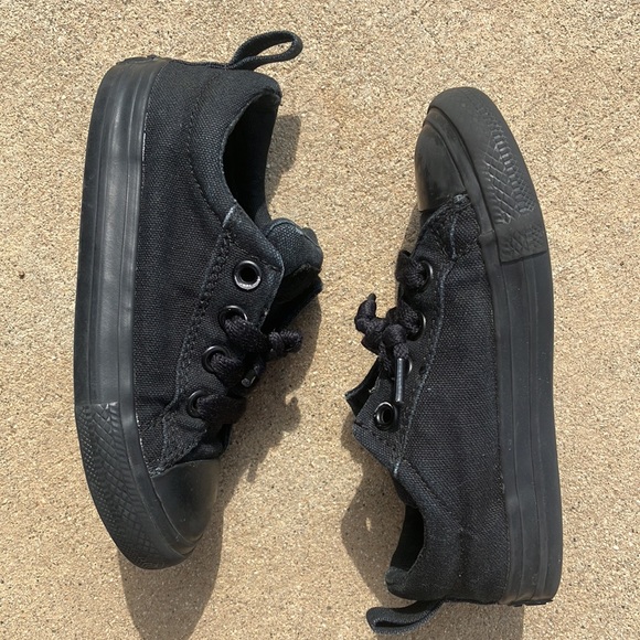 Black Converse sz 9 Infant - Picture 5 of 10